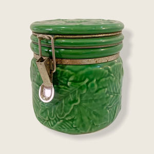 Jay Willfred Andrea by Sadek Ceramic Leaf Jar